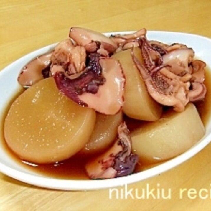 放置で簡単!イカが柔らか!しみしみイカ大根